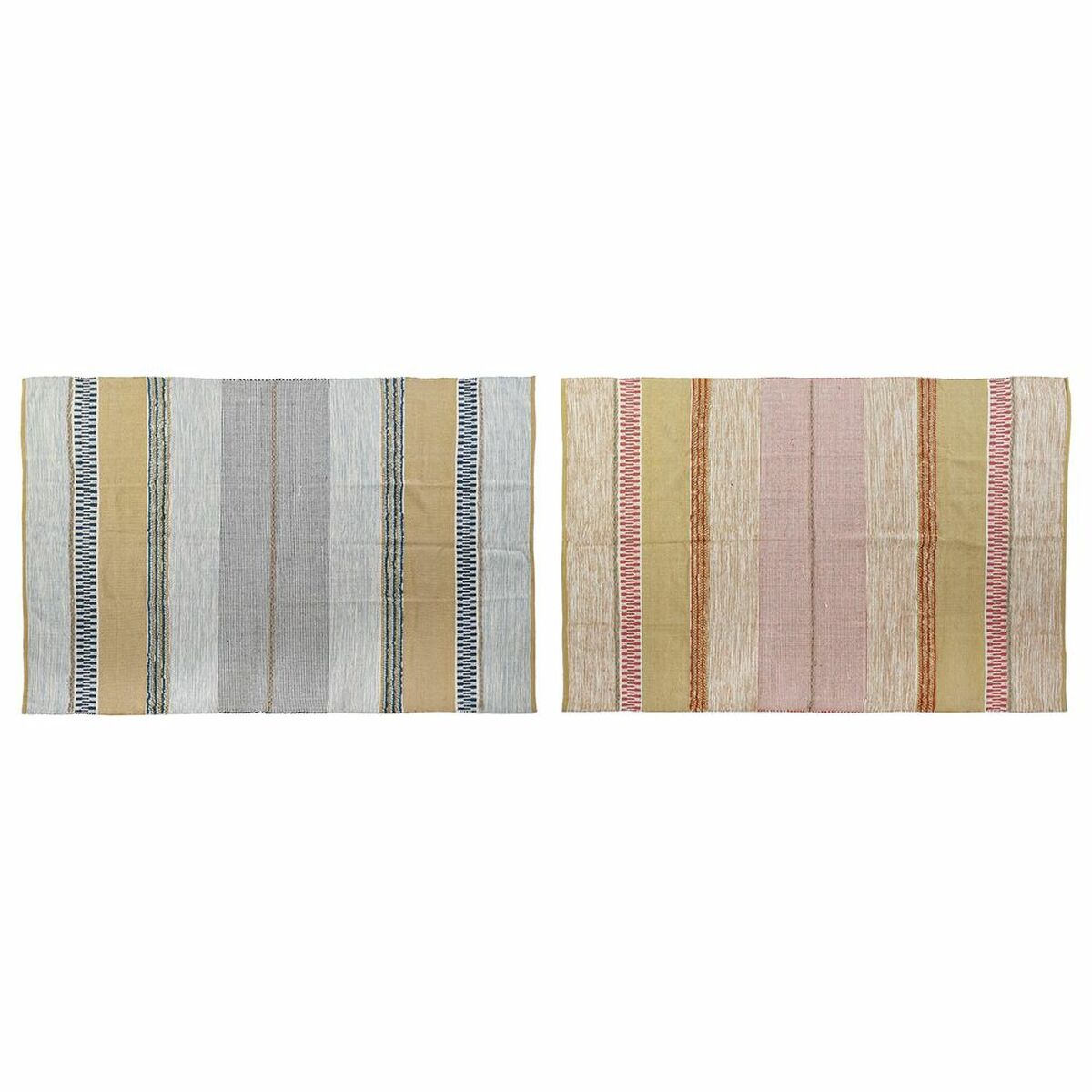 Carpet DKD Home Decor Multicolour Modern (2 Units) (160 x 230 x 1 cm)