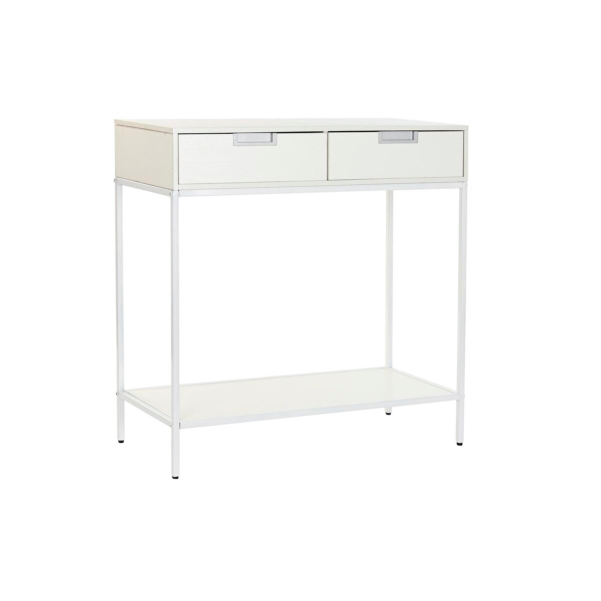 Console DKD Home Decor Metal MDF White (80 x 35 x 81 cm)