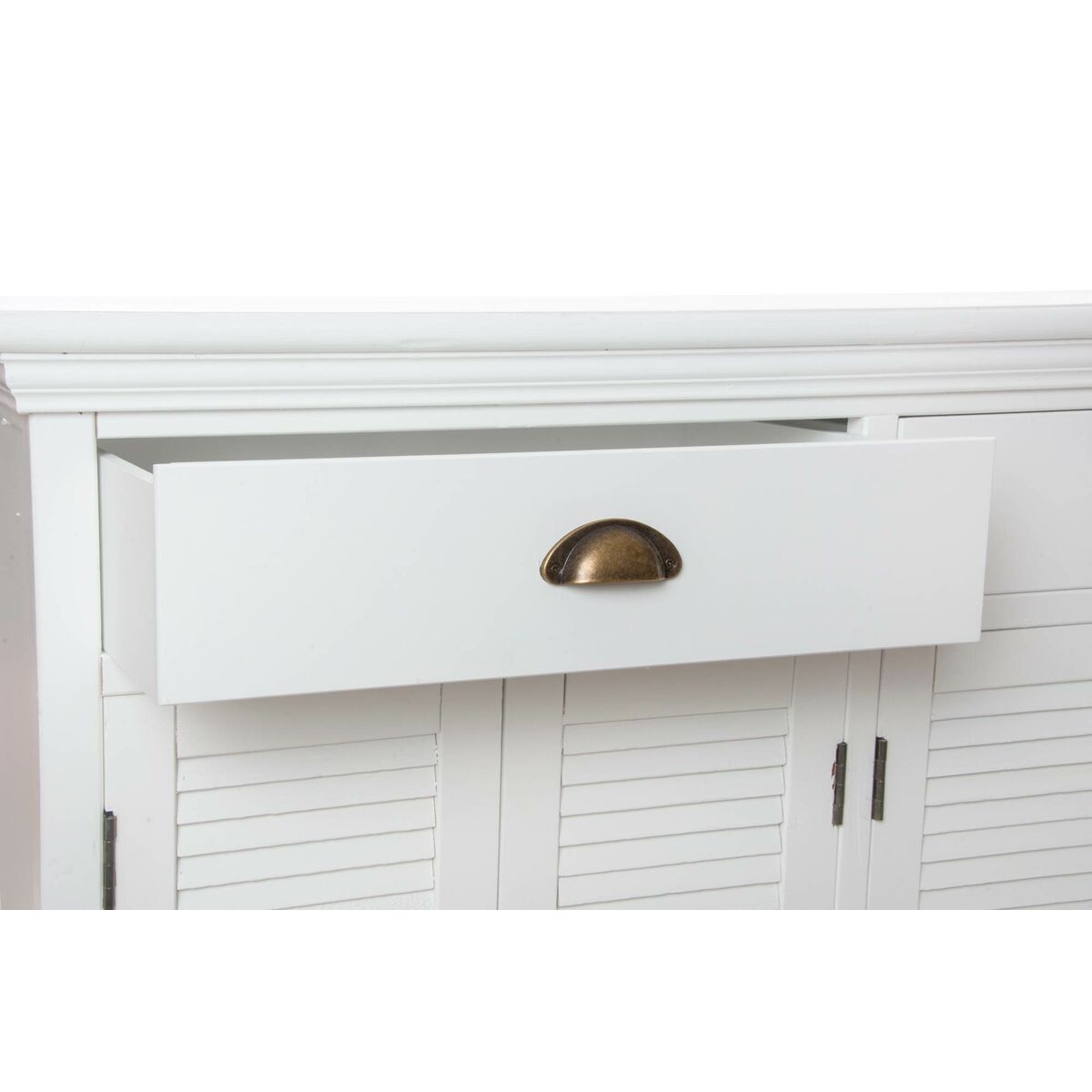 Sideboard DKD Home Decor White Wood Paolownia wood 160 x 41 x 83 cm