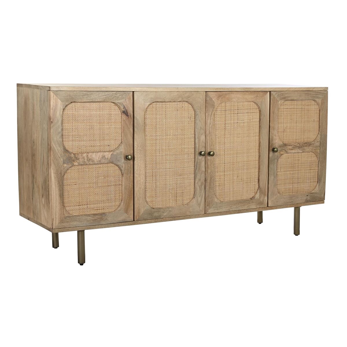 Sideboard DKD Home Decor Wood Mango wood Brown Natural 150 x 40 x 76 cm