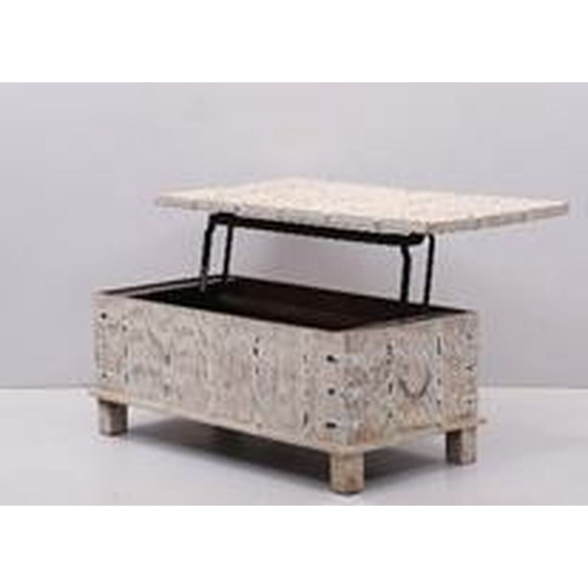 Centre Table DKD Home Decor Metal Mango wood (116 x 60 x 51 cm)