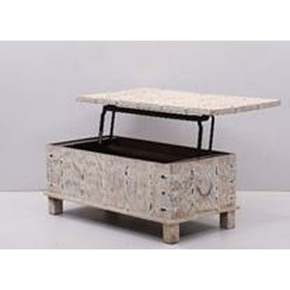 Centre Table DKD Home Decor Metal Mango wood (116 x 60 x 51 cm)