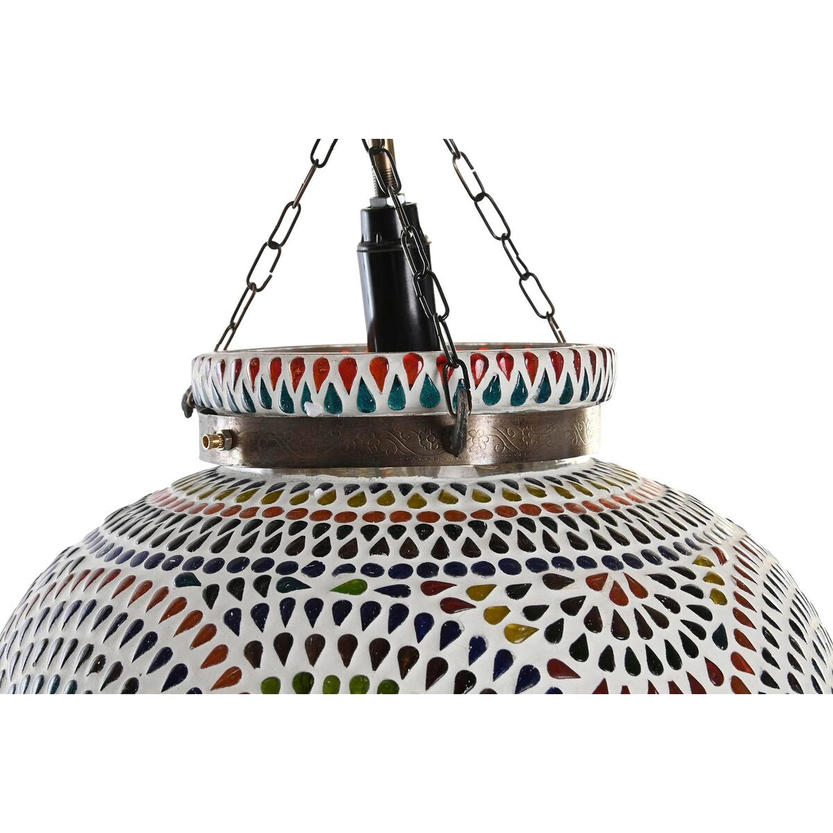 Ceiling Light DKD Home Decor Crystal Multicolour 25 W 29 x 29 x 29 cm (2 Units)