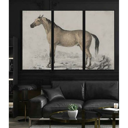 Painting DKD Home Decor Horse (180 x 4 x 120 cm)