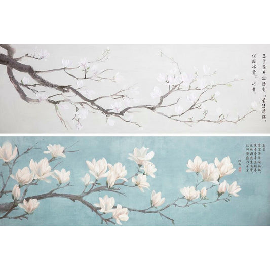 Painting DKD Home Decor 150 x 3,7 x 50 cm Japanese Oriental (2 Units) DKD Home Decor