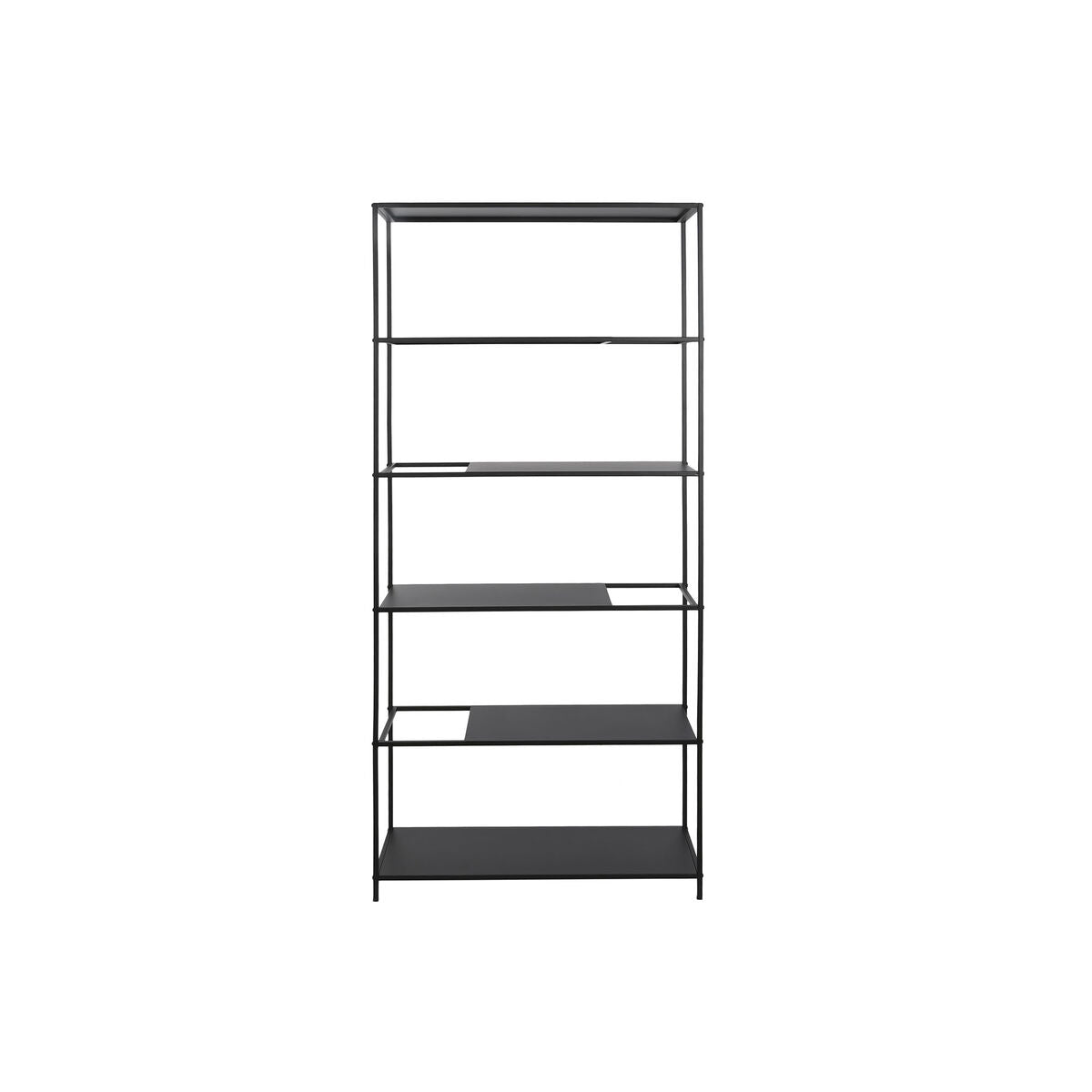 Shelves DKD Home Decor Black Metal 80 x 30 x 175 cm (1)