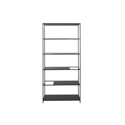 Shelves DKD Home Decor Black Metal 80 x 30 x 175 cm (1)