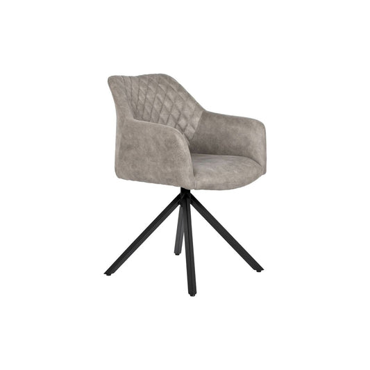 Chair DKD Home Decor Black Grey 55 x 58 x 83 cm DKD Home Decor