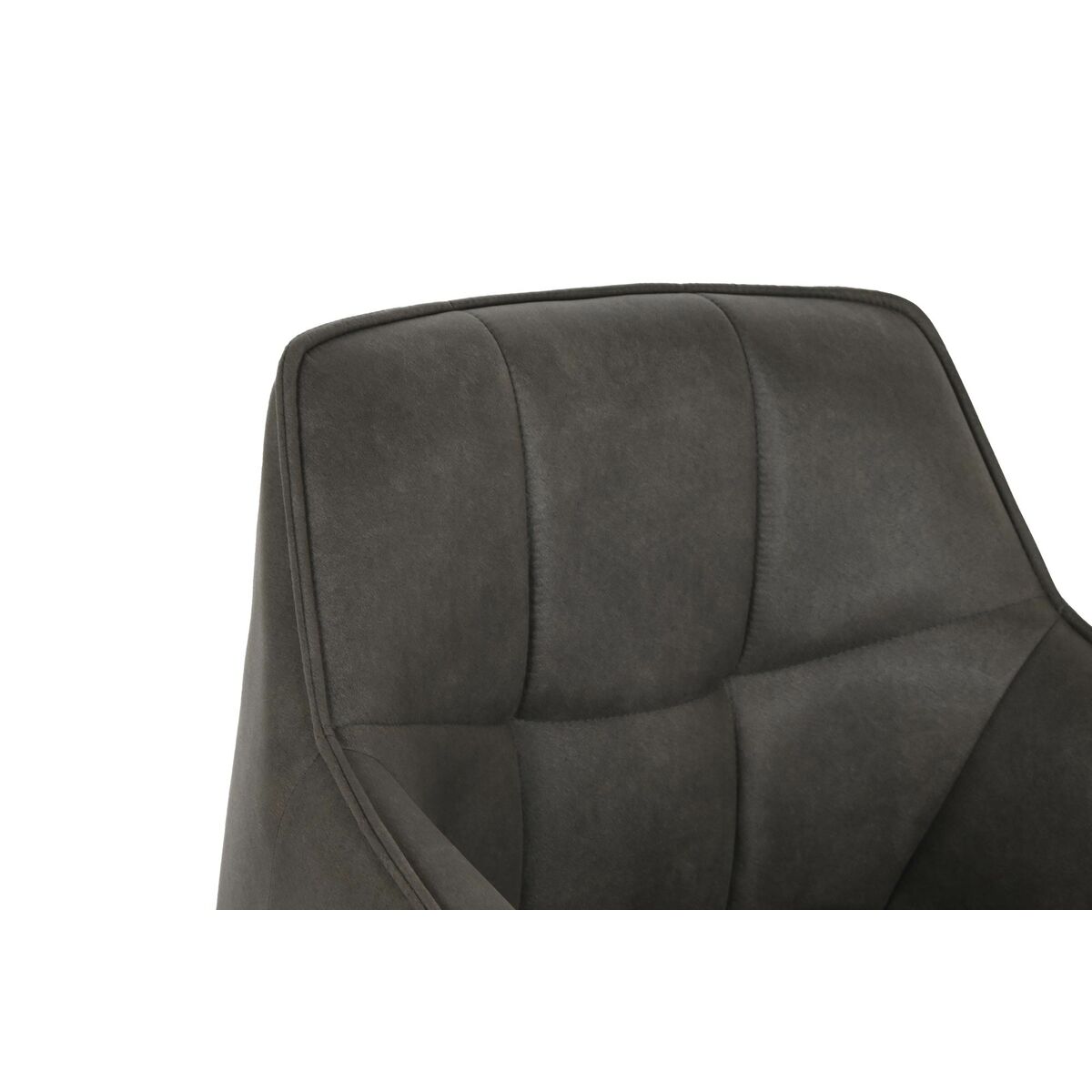 Chair DKD Home Decor Black Dark brown Dark grey 60 x 60 x 84 cm