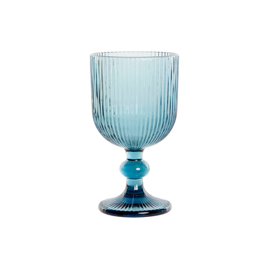 Set of cups DKD Home Decor Blue Crystal 240 ml DKD Home Decor