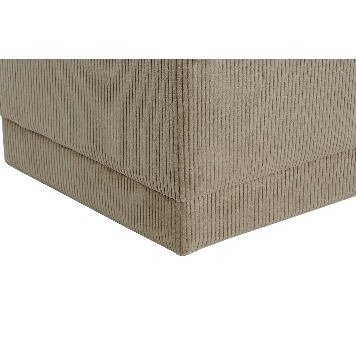 Bench DKD Home Decor Brown Polyester MDF Wood 100 x 40 x 40 cm