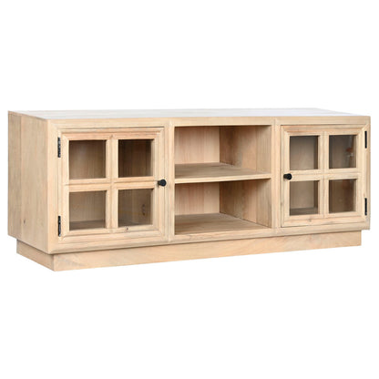 TV furniture Home ESPRIT Natural Crystal Mango wood 135 x 35 x 52 cm