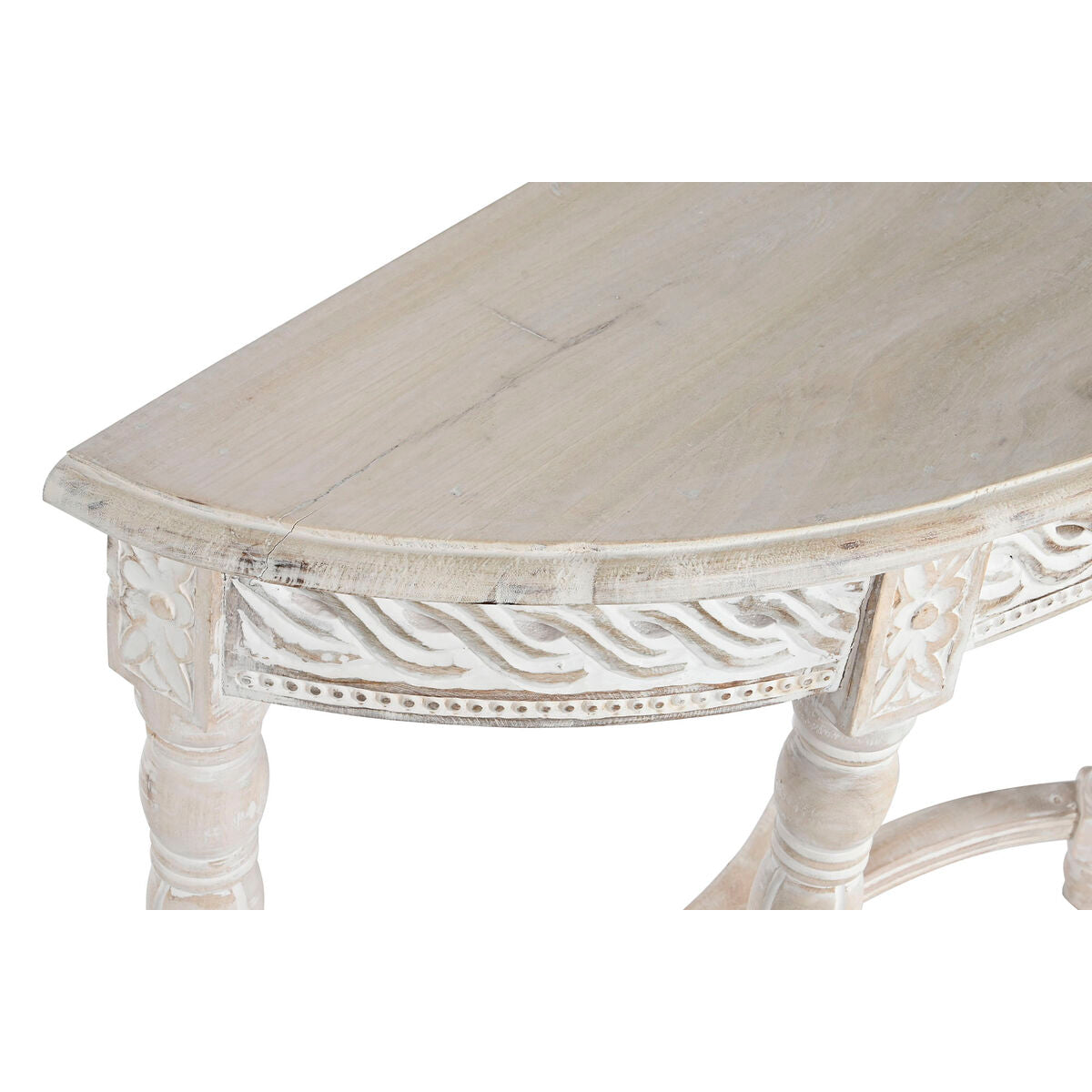 Console Home ESPRIT White Mango wood 114,3 x 38,1 x 82 cm