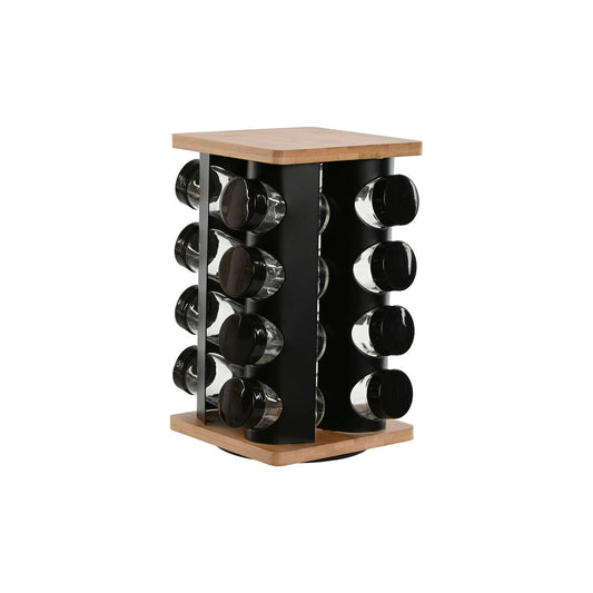 Bamboo Spice Rack Home ESPRIT 20 x 20 x 28 cm Home ESPRIT