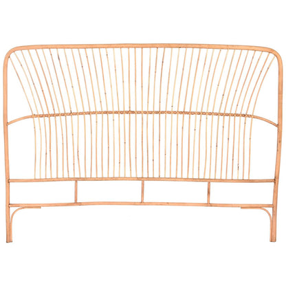 Headboard Home ESPRIT Brown Natural Light brown Bamboo 160 x 3 x 115 cm