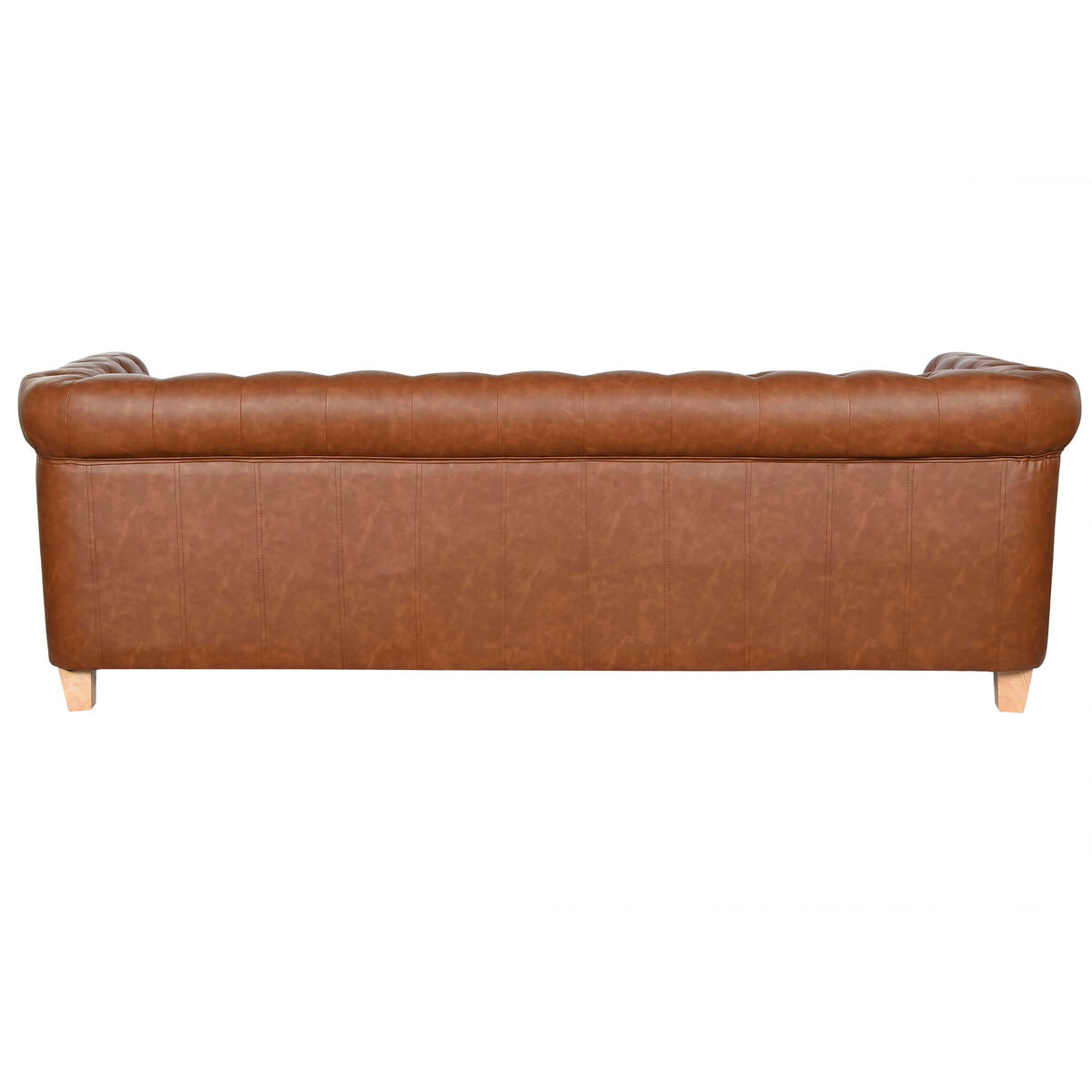 3-Seater Sofa Home ESPRIT Brown Natural Vintage 218 X 78 X 70 cm