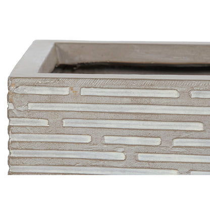 Planter Home ESPRIT Beige Magnesium 74,5 x 37,5 x 37,5 cm