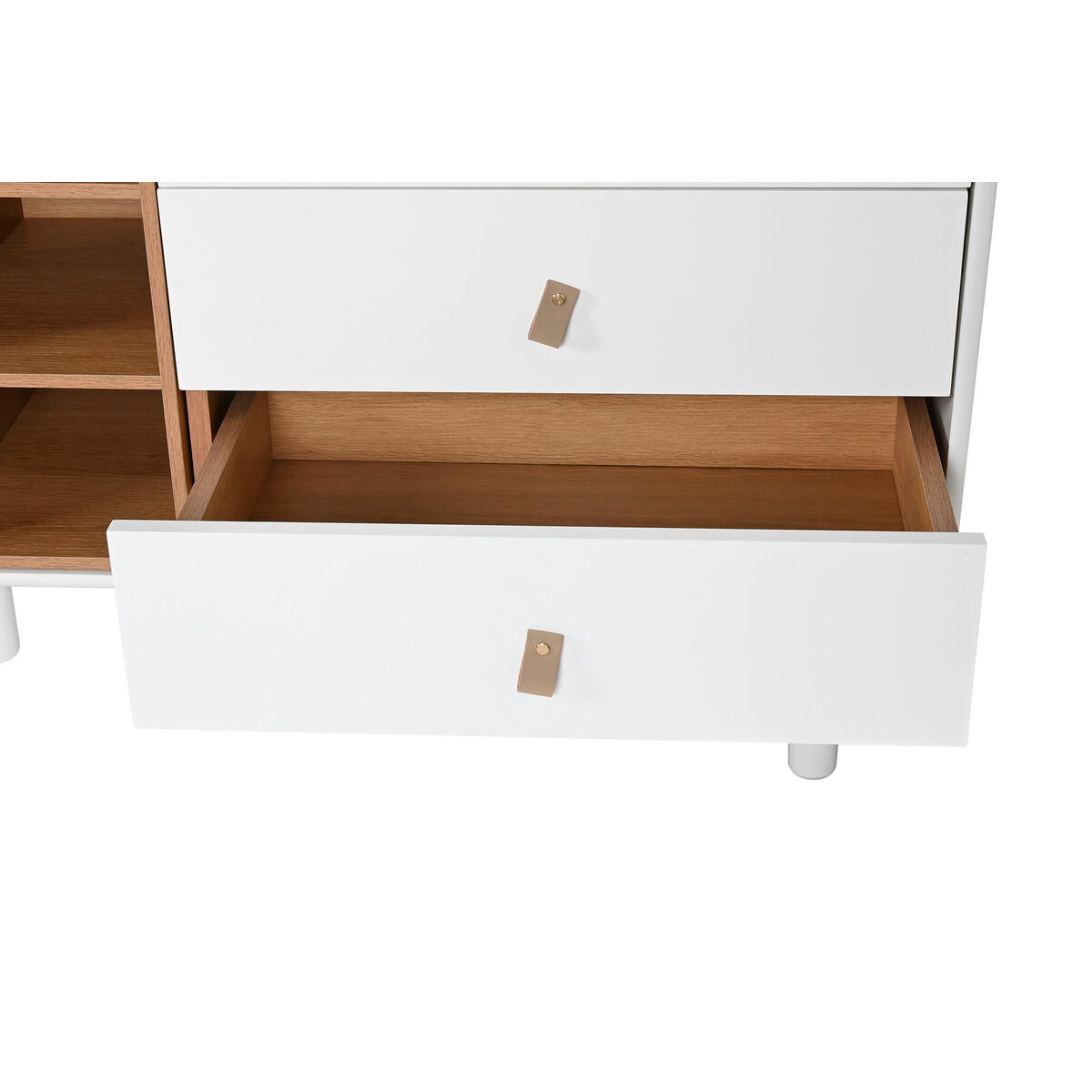 Sideboard Home ESPRIT White Natural 180 x 40 x 75 cm