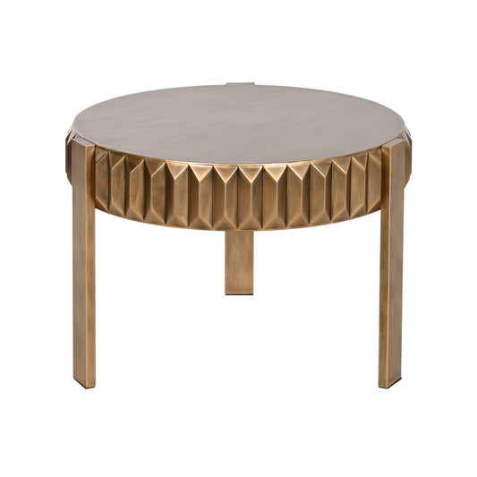 Small Side Table Home ESPRIT Golden Metal 62 x 62 x 50 cm