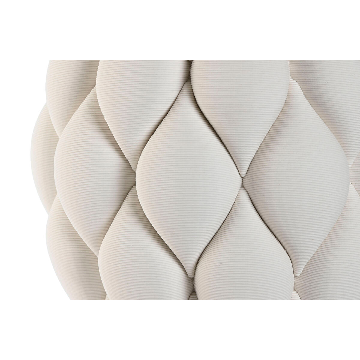 Vase Home ESPRIT White Ceramic Stoneware Modern 23 x 23 x 25 cm