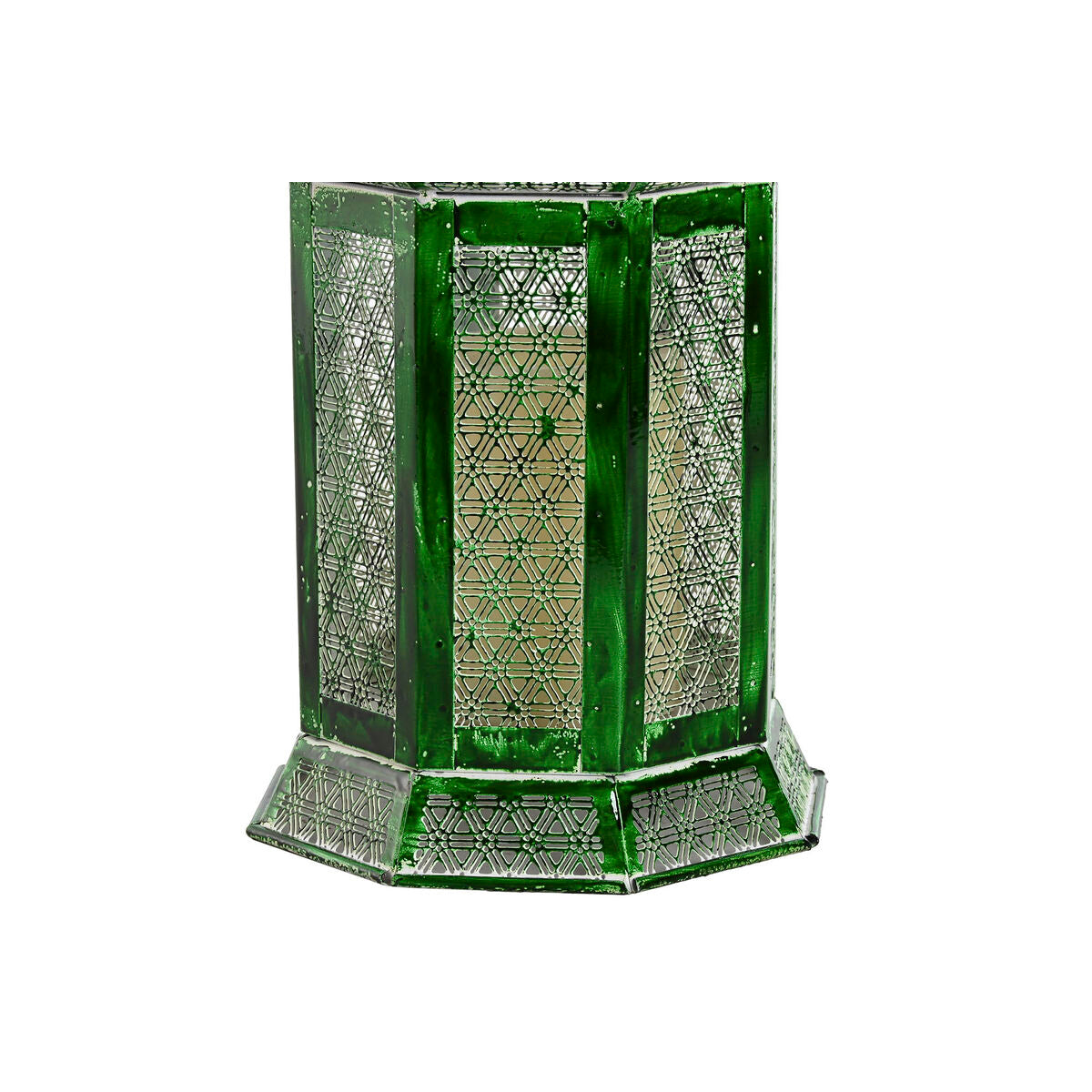 Lanterns Home ESPRIT Green Metal Oriental 23 x 23 x 57 cm (2 Pieces)