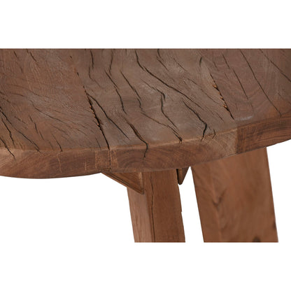 Side table Home ESPRIT Brown Recycled Wood 60 x 60 x 45 cm