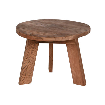 Side table Home ESPRIT Brown Recycled Wood 60 x 60 x 45 cm