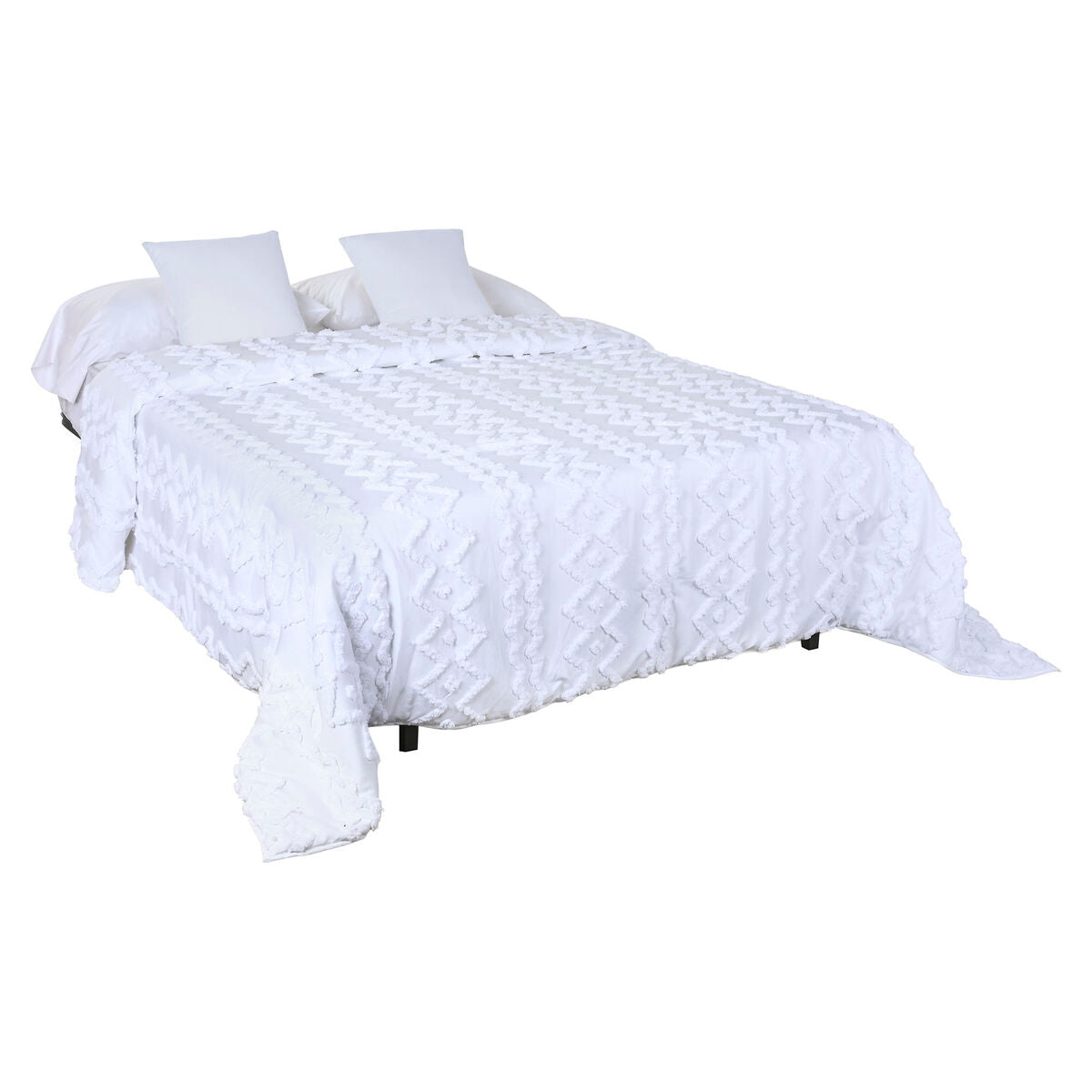 Bedspread (quilt) Home ESPRIT White 240 x 260 cm