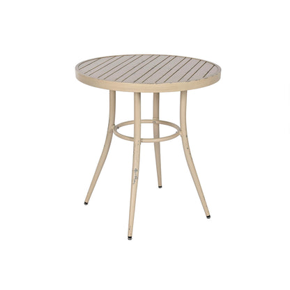 Side table Home ESPRIT White Aluminium 70 x 70 x 75 cm