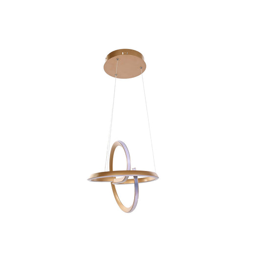 Ceiling Light Home ESPRIT White Golden Silicone Aluminium 55 W 40 x 40 x 42 cm Home ESPRIT