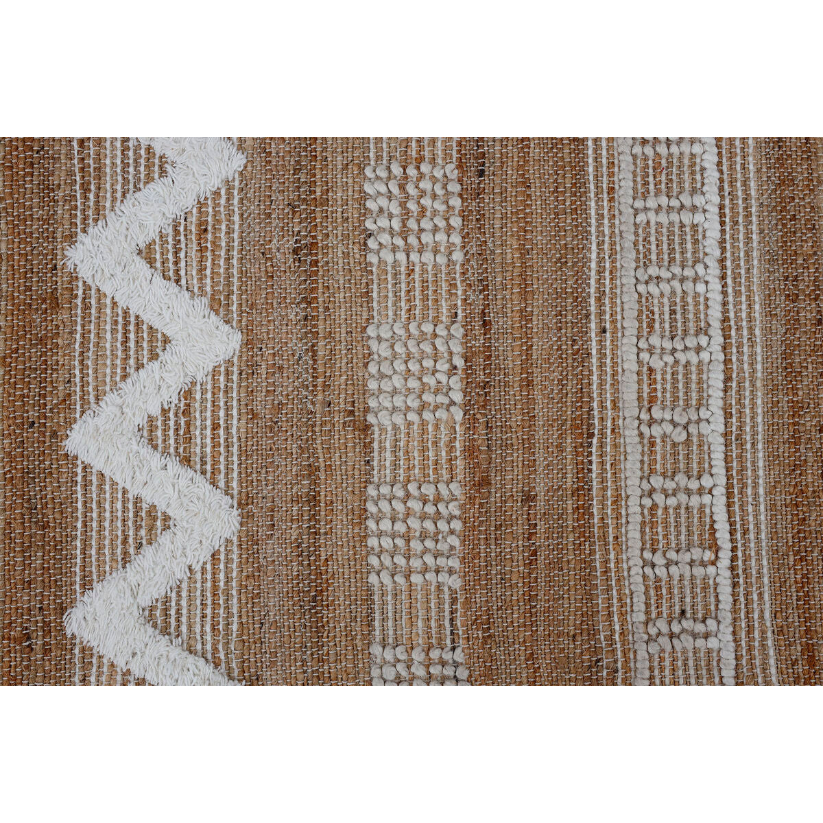 Carpet Home ESPRIT White Brown Boho 140 x 200 x 1 cm