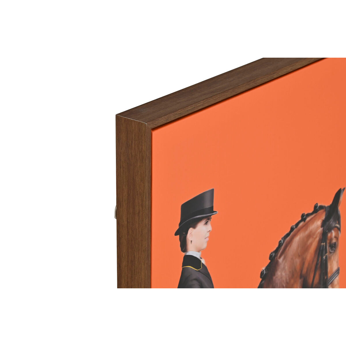 Painting Home ESPRIT Brown Orange Modern Horse 60 x 4 x 90 cm (2 Units)