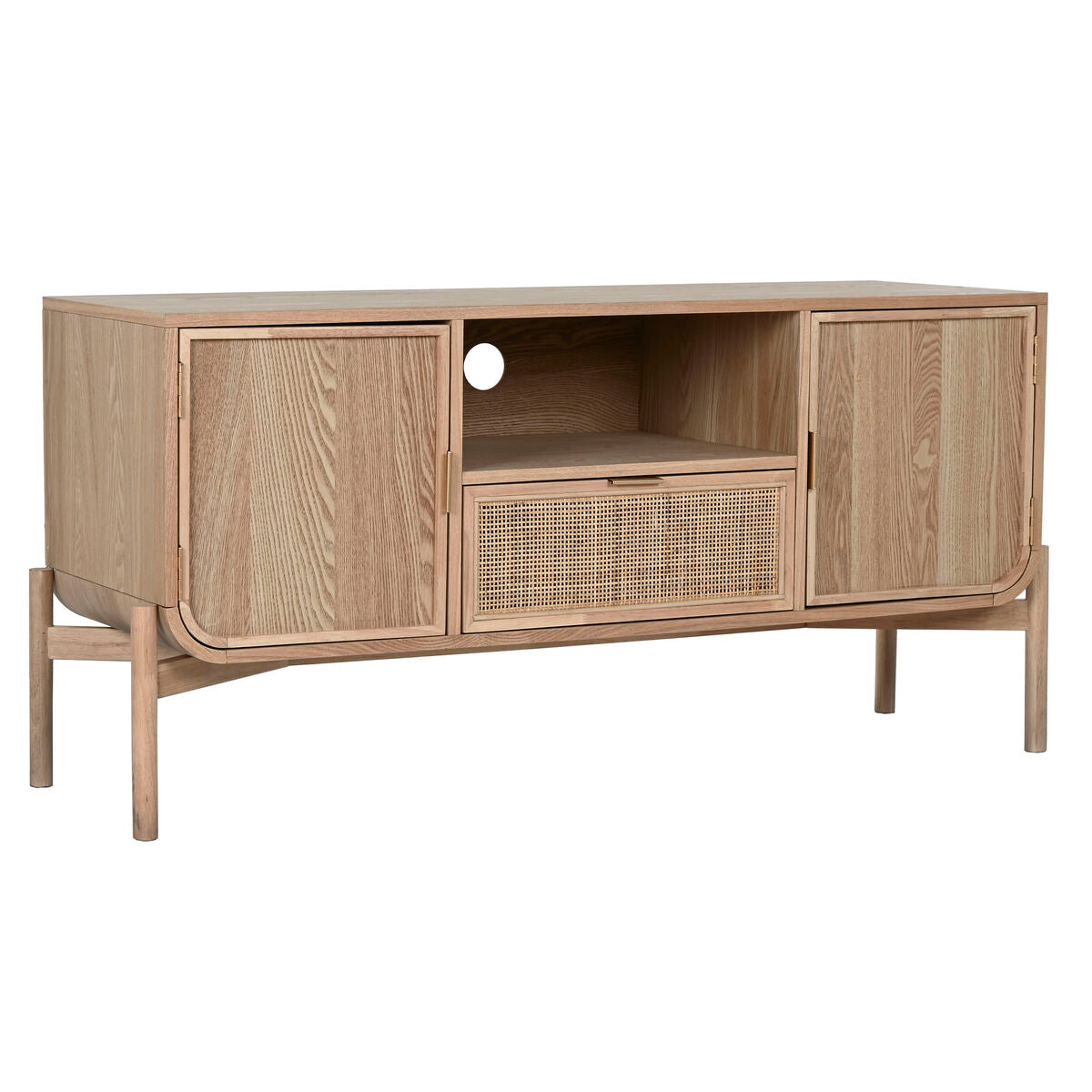 TV furniture Home ESPRIT Natural 126 x 40 x 60 cm