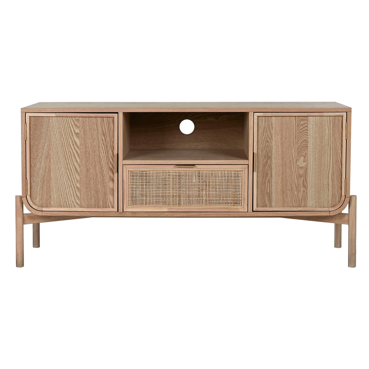 TV furniture Home ESPRIT Natural 126 x 40 x 60 cm