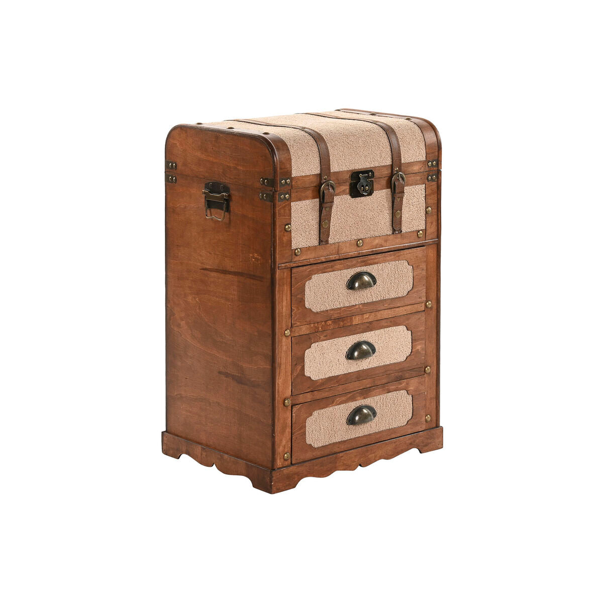 Chest of drawers Home ESPRIT Brown Beige Alpino 45 x 35 x 71,5 cm