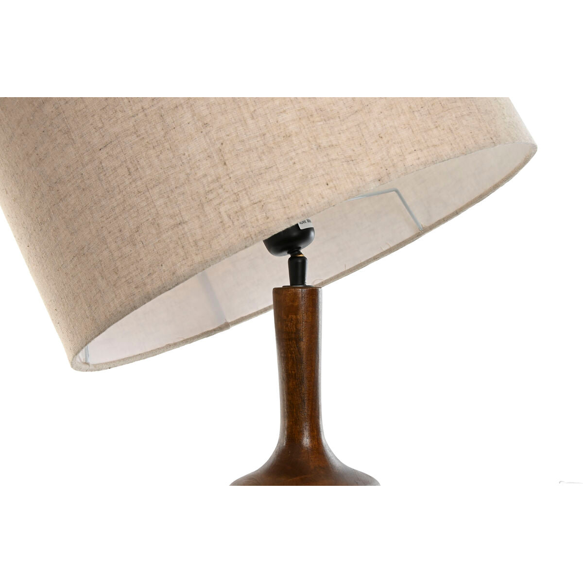 Desk lamp Home ESPRIT Brown Beige Mango wood 50 W 220 V 40 x 40 x 70 cm 40 X 40 X 68 CM