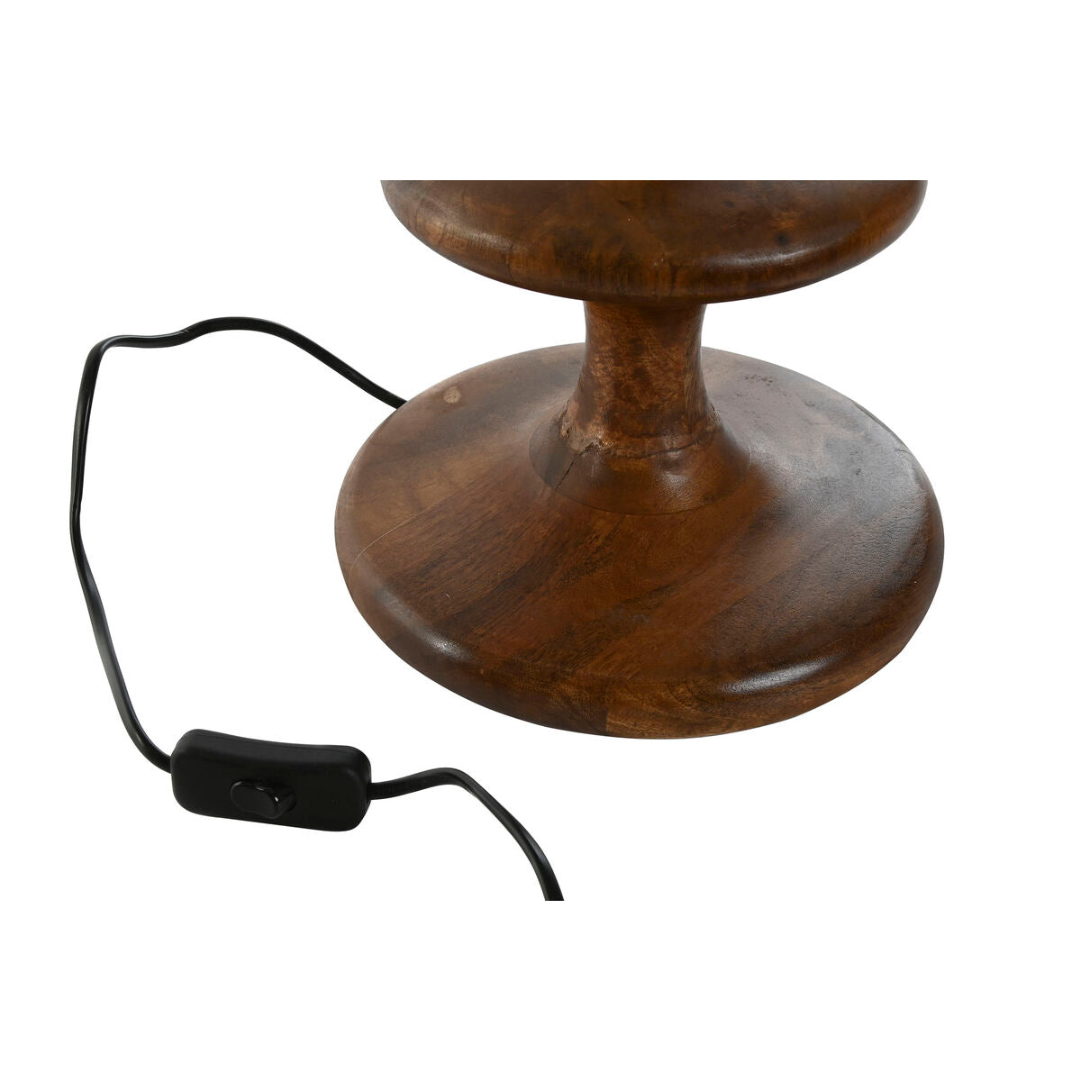 Desk lamp Home ESPRIT Brown Beige Mango wood 50 W 220 V 40 x 40 x 70 cm 40 X 40 X 68 CM