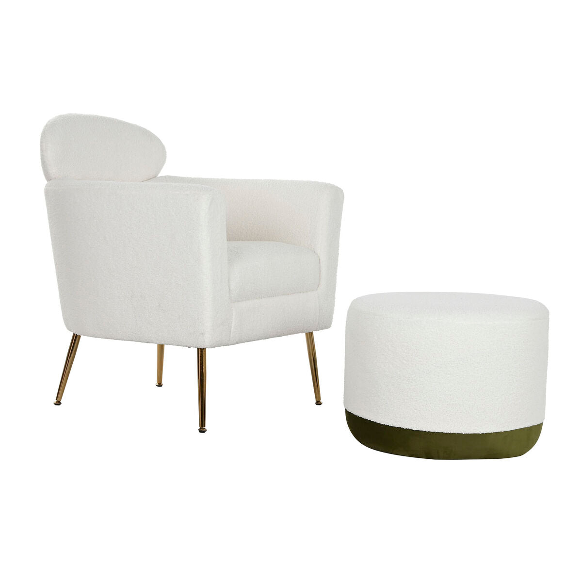 Armchair Home ESPRIT Polyester Wood 74 X 76 X 82 cm