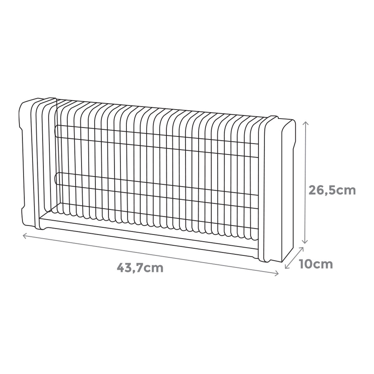 Electric insect killer EDM 06522 Black 2 x 10 W 43,7 x 10 x 26,5 cm