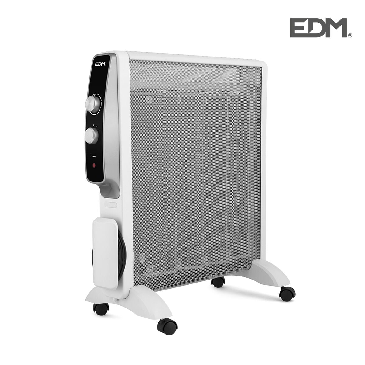 Mica radiator EDM 07197 White 1000 W/2000 W