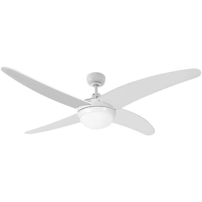 Ceiling Fan with Light EDM 33806 Caspio White 60 W