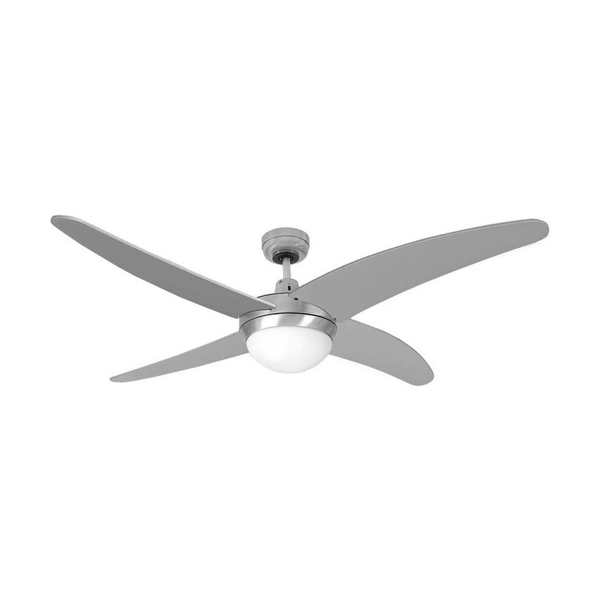 Ceiling Fan with Light EDM 33807 Caspio Silver 60 W