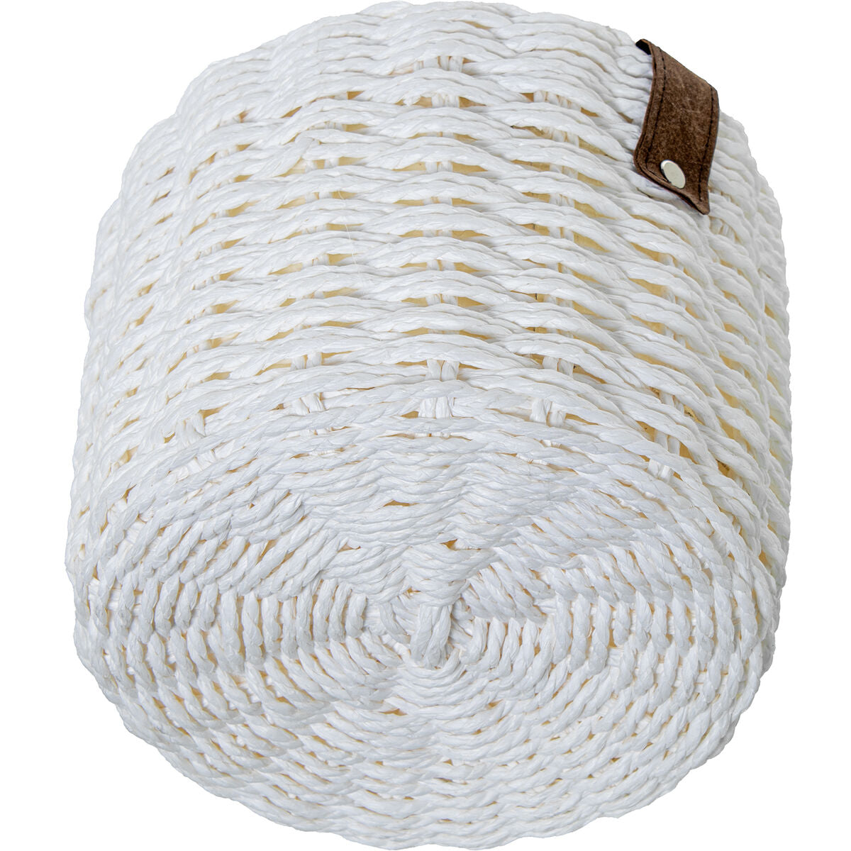 Set of Baskets Alexandra House Living 03818 White wicker Rattan Natural Fibre (3 Units)