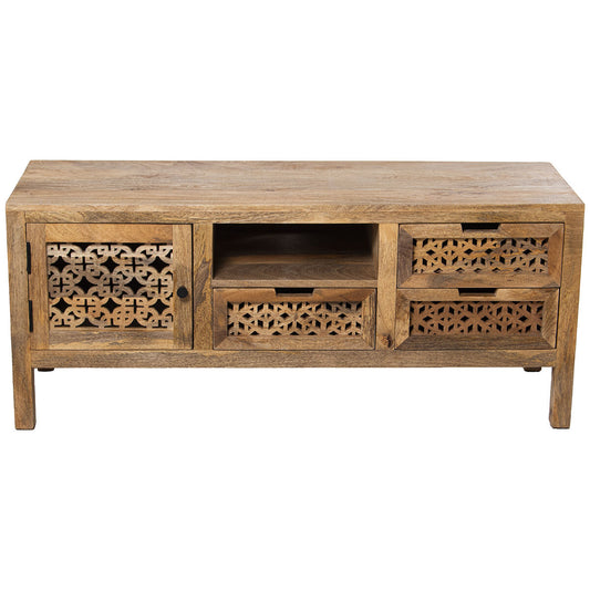 TV furniture Alexandra House Living Wood 120 x 40 x 50 cm