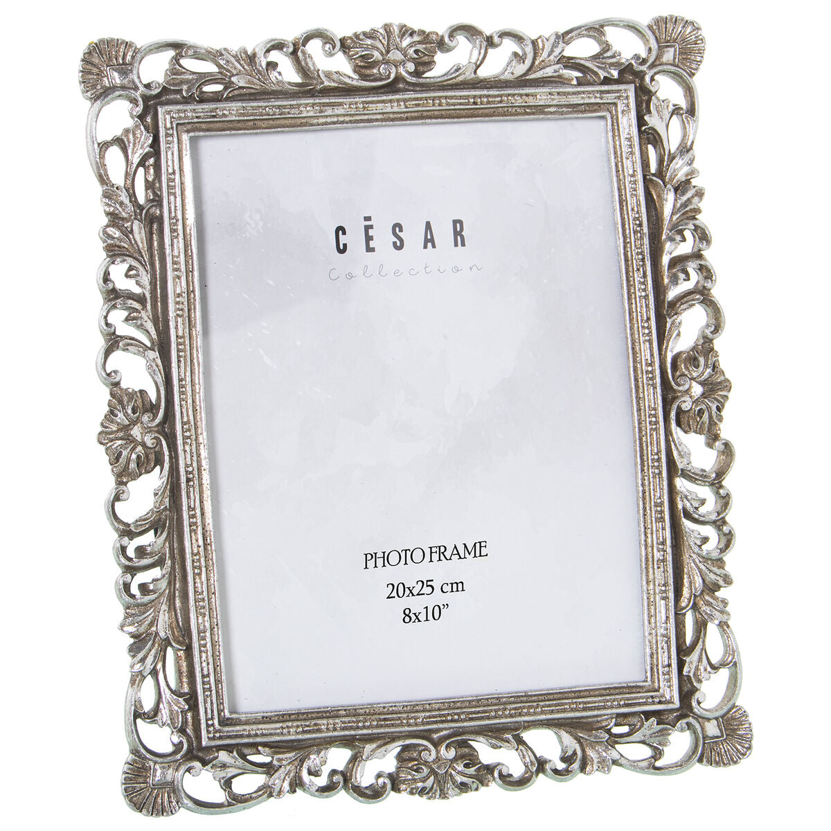 Photo frame Alexandra House Living Silver Plastic 26 x 1 x 31 cm