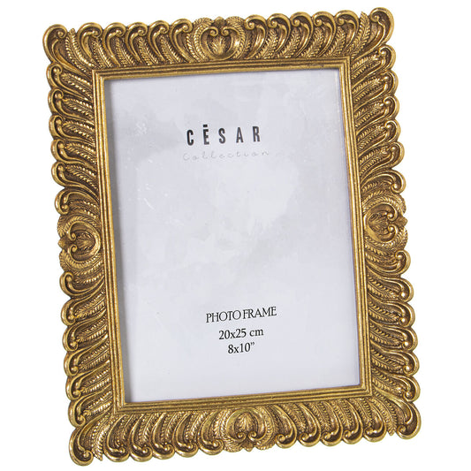 Photo frame Alexandra House Living Golden Plastic 26 x 1 x 31 cm Alexandra House Living