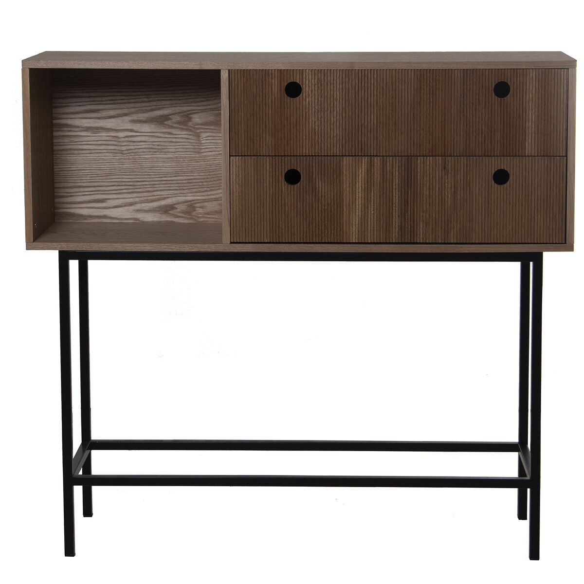 Console Alexandra House Living Natural Wood 113 x 105 x 35 cm