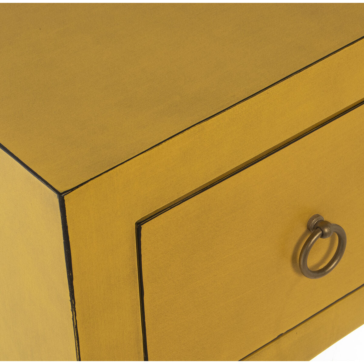 Console Alexandra House Living Yellow Wood 94 x 78 x 24 cm Alexandra House Living