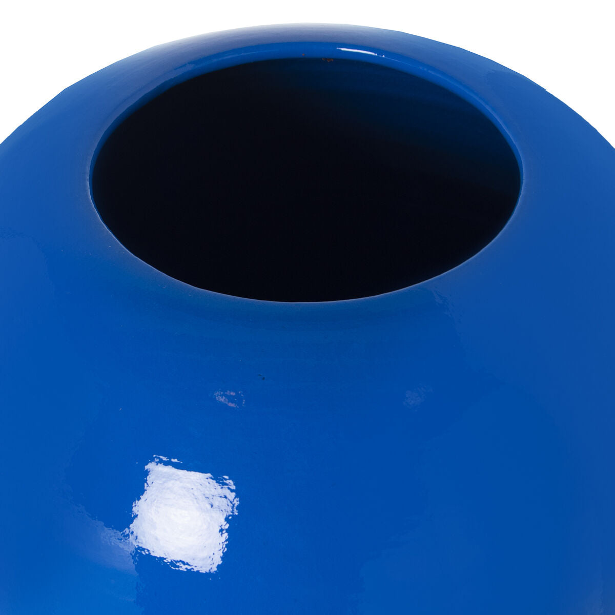 Floor vase Alexandra House Living Blue Ceramic Shiny 21 x 21 x 77 cm