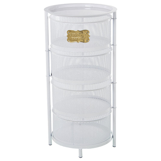 Vegetable trolley Alexandra House Living White Metal 32 x 65 x 32 cm